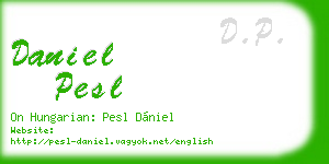 daniel pesl business card